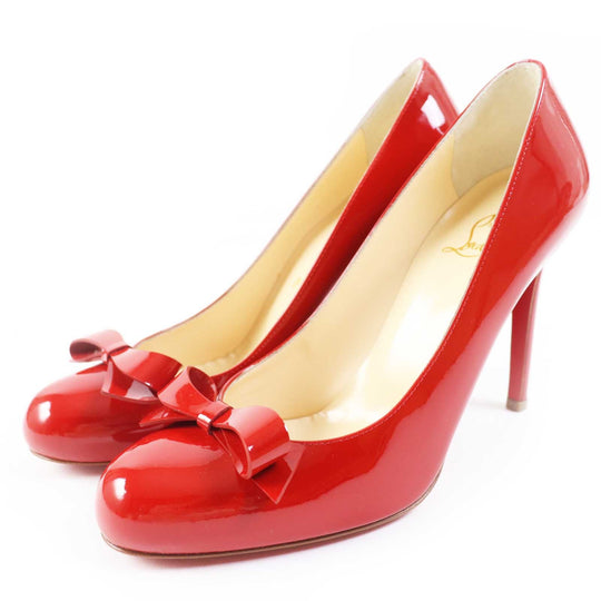 Christian Louboutin pumps 3140236 Main: Patent leather ROUGE DE MARS SIMPLENODO 100 Women 38 Used Authentic