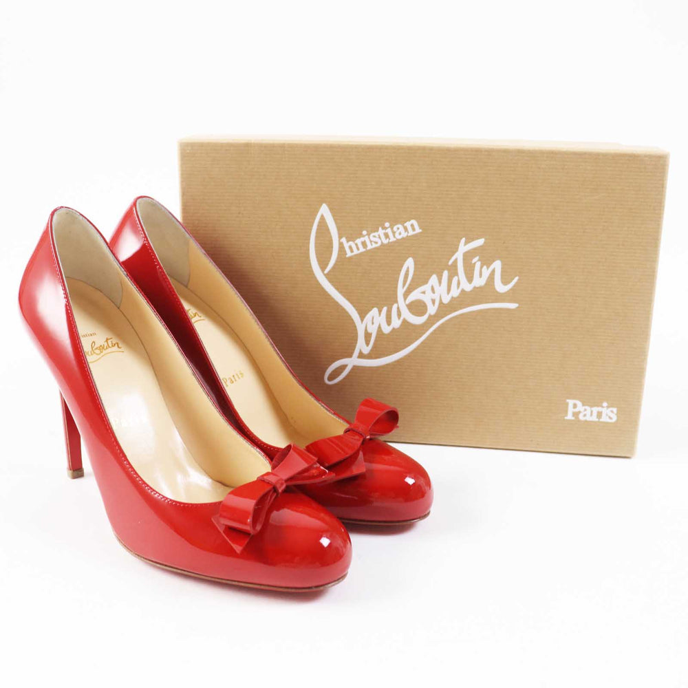 Christian Louboutin pumps 3140236 Main: Patent leather ROUGE DE MARS SIMPLENODO 100 Women 38 Used Authentic