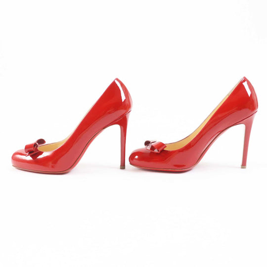Christian Louboutin pumps 3140236 Main: Patent leather ROUGE DE MARS SIMPLENODO 100 Women 38 Used Authentic
