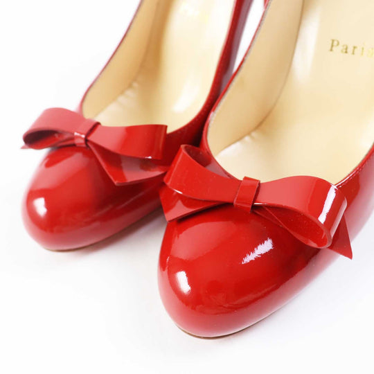 Christian Louboutin pumps 3140236 Main: Patent leather ROUGE DE MARS SIMPLENODO 100 Women 38 Used Authentic
