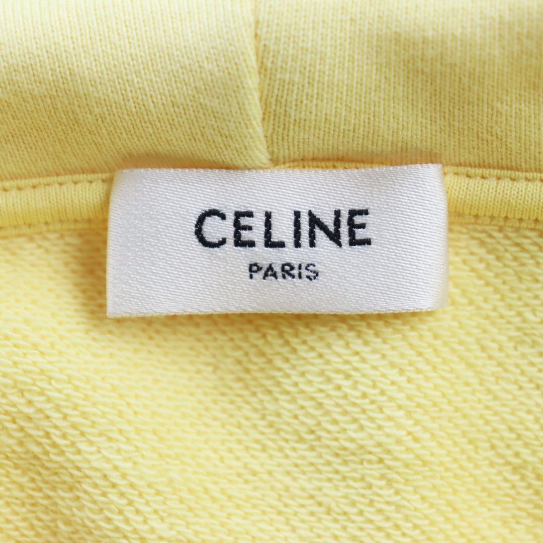 CELINE Hoodie 2Y321052H Main: 100% cotton yellow mens XS Used Authentic