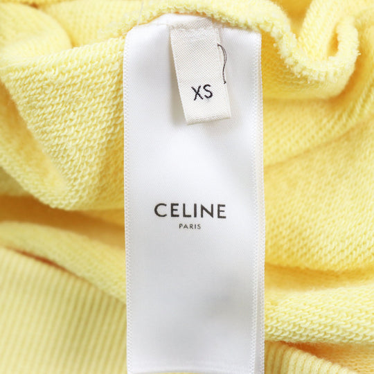 CELINE Hoodie 2Y321052H Main: 100% cotton yellow mens XS Used Authentic