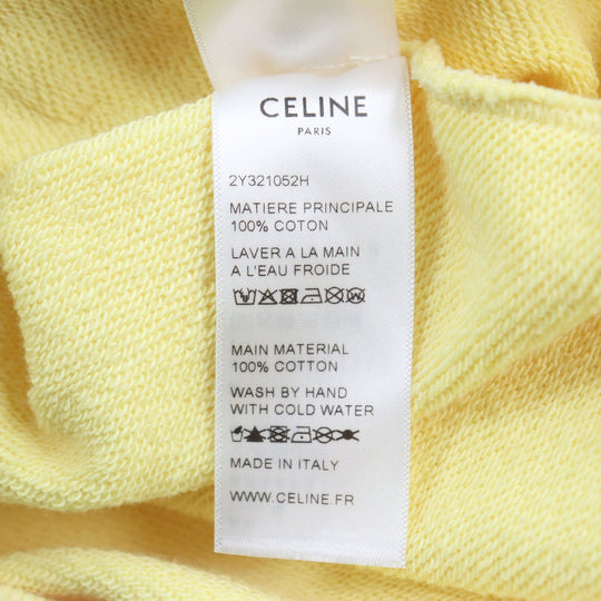CELINE Hoodie 2Y321052H Main: 100% cotton yellow mens XS Used Authentic