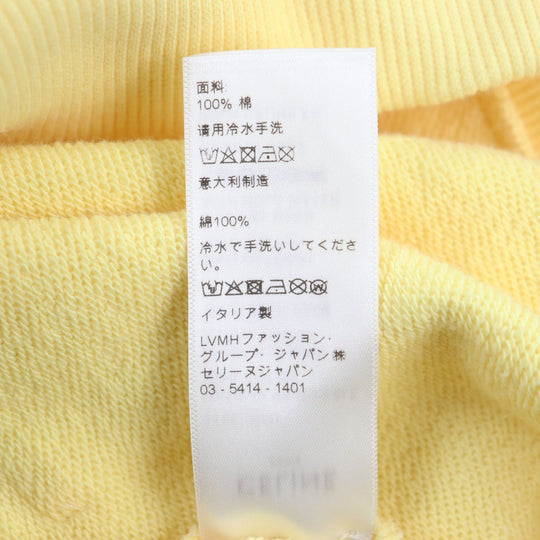 CELINE Hoodie 2Y321052H Main: 100% cotton yellow mens XS Used Authentic