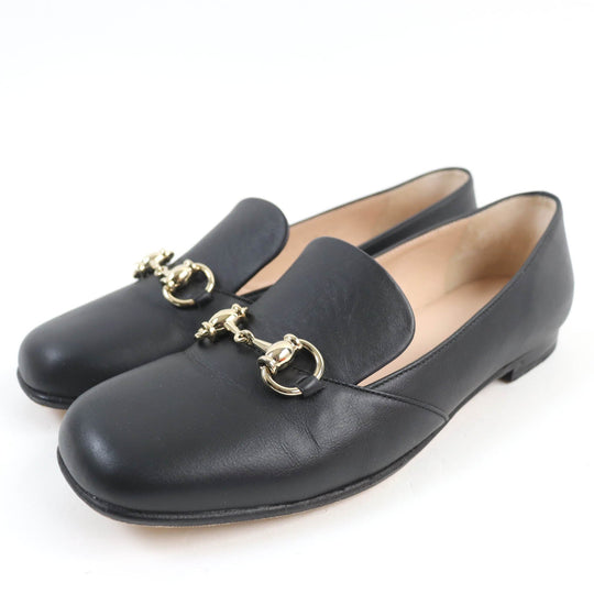 GUCCI pumps 466702 Main: Leather black Women 36.5 Used Authentic