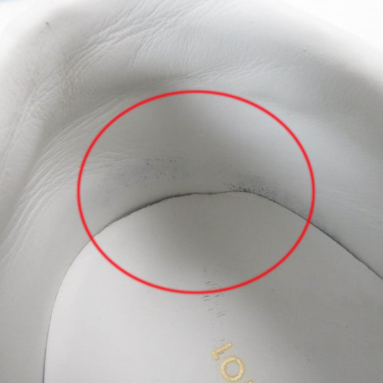 LOUIS VUITTON Low cut sneakers Main: Leather, Part: Monogram canvas white Stellar Line Women 36.5 Used Authentic