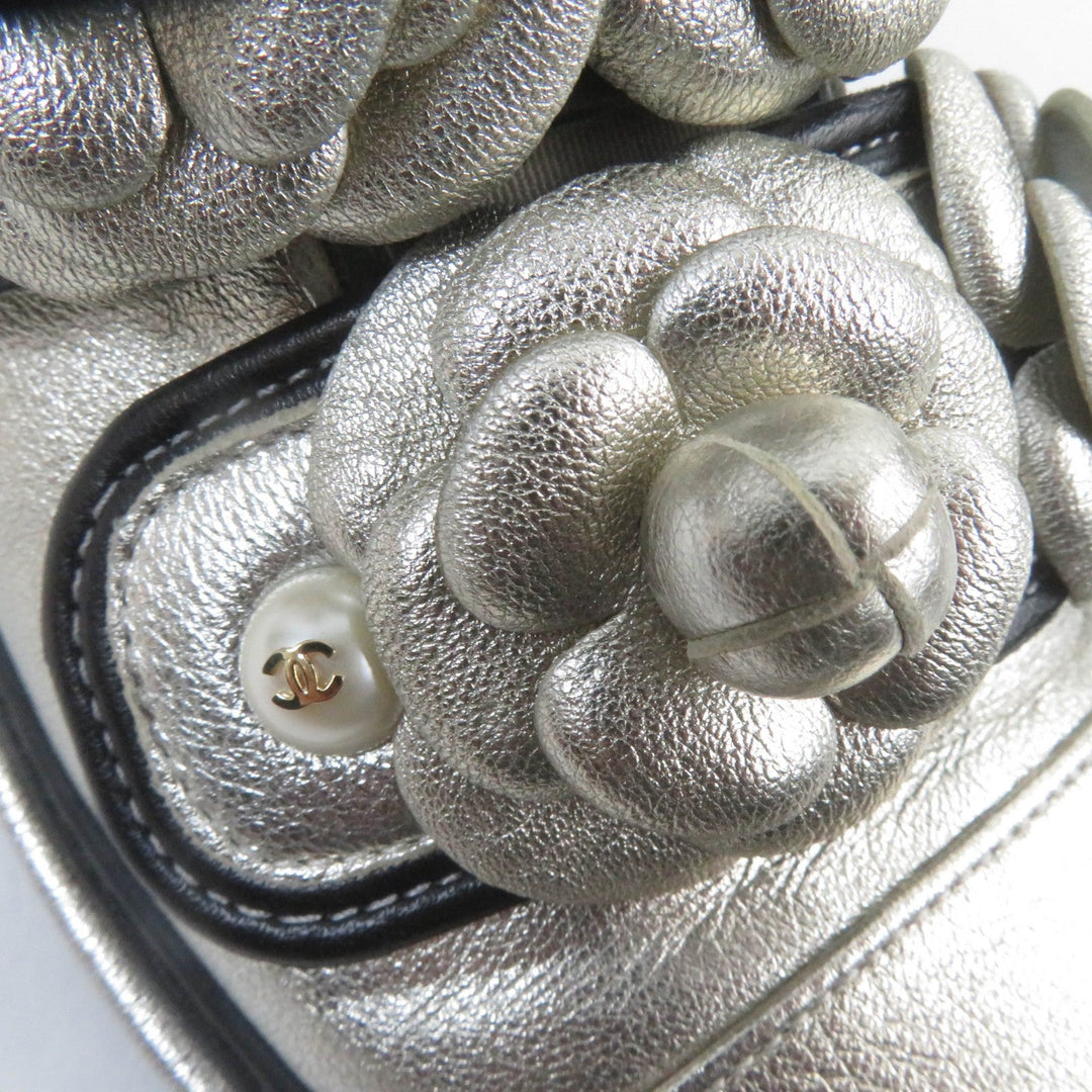 CHANEL High cut sneakers G31628 Main: Leather gold Women 37 Used Authentic