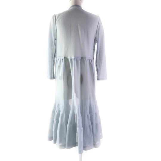 FOXEY cardigan 42713 Main: 68% cotton, Main: 32% polyester Light blue Mirage Women 40 Used Authentic