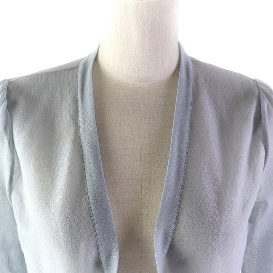 FOXEY cardigan 42713 Main: 68% cotton, Main: 32% polyester Light blue Mirage Women 40 Used Authentic
