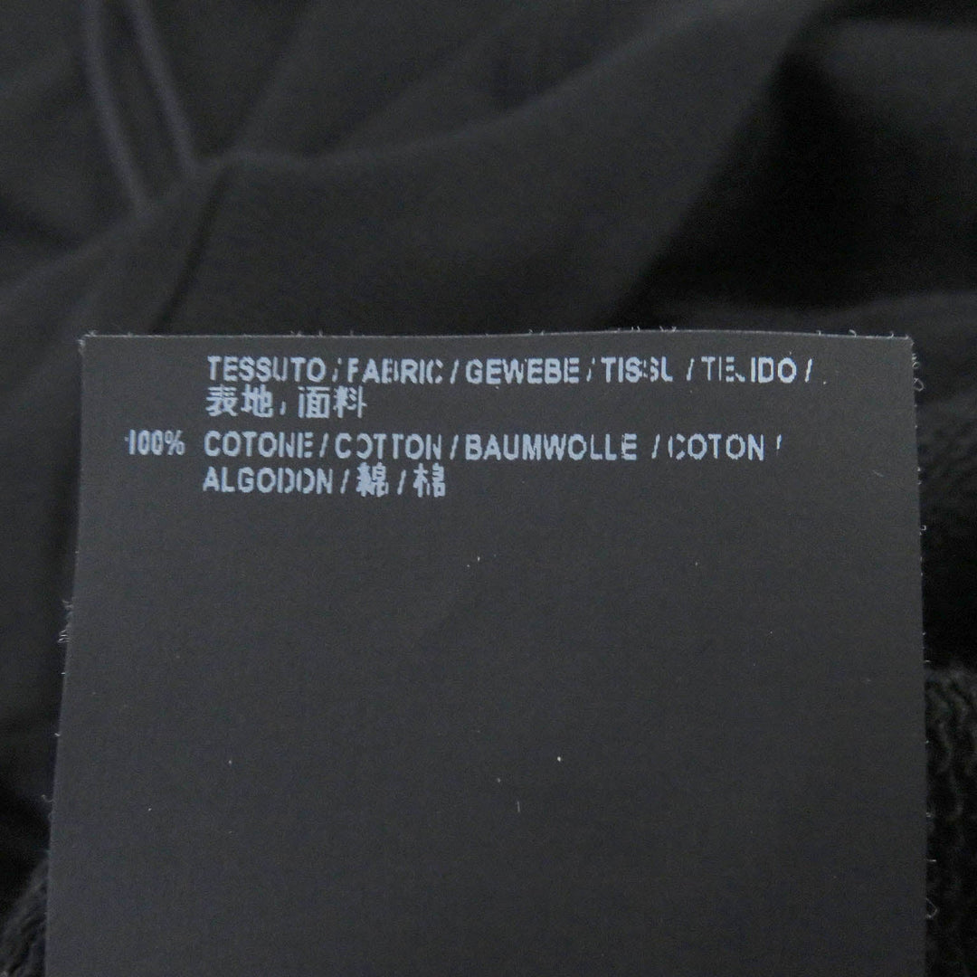 BALENCIAGA Hoodie 508184 Main: 100% cotton black mens XS Used Authentic