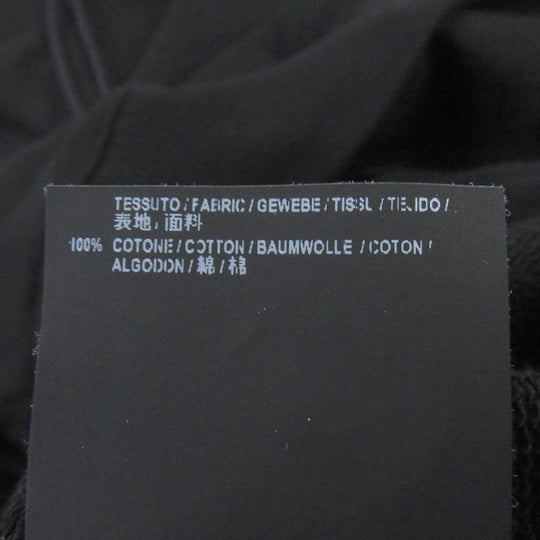 BALENCIAGA Hoodie 508184 Main: 100% cotton black mens XS Used Authentic