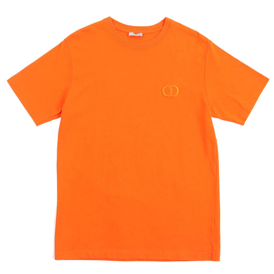 Dior HOMME Short sleeve T-shirt 943J605A0554 Main: 100% cotton Orange CD ICON mens L Used Authentic