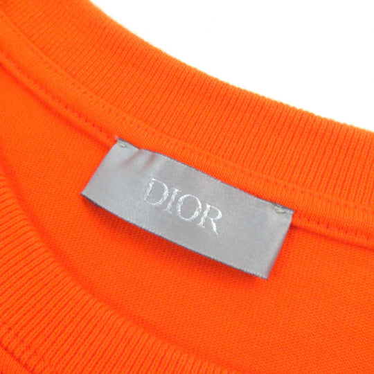 Dior HOMME Short sleeve T-shirt 943J605A0554 Main: 100% cotton Orange CD ICON mens L Used Authentic