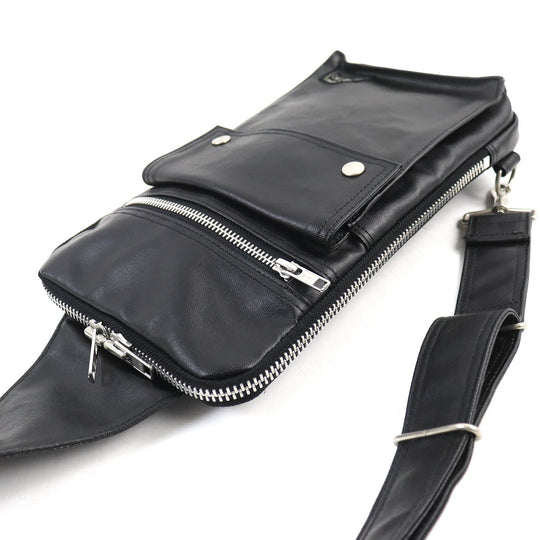 PORTER Shoulder Bag Main: High density canvas (urethane coating), Lining: Cotton Oxford black FREE STYLE Freestyle mens Used Authentic