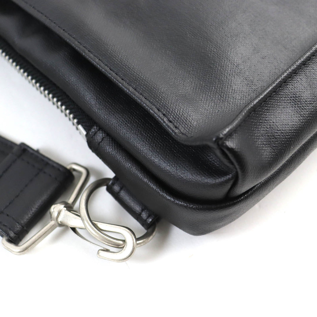 PORTER Shoulder Bag Main: High density canvas (urethane coating), Lining: Cotton Oxford black FREE STYLE Freestyle mens Used Authentic