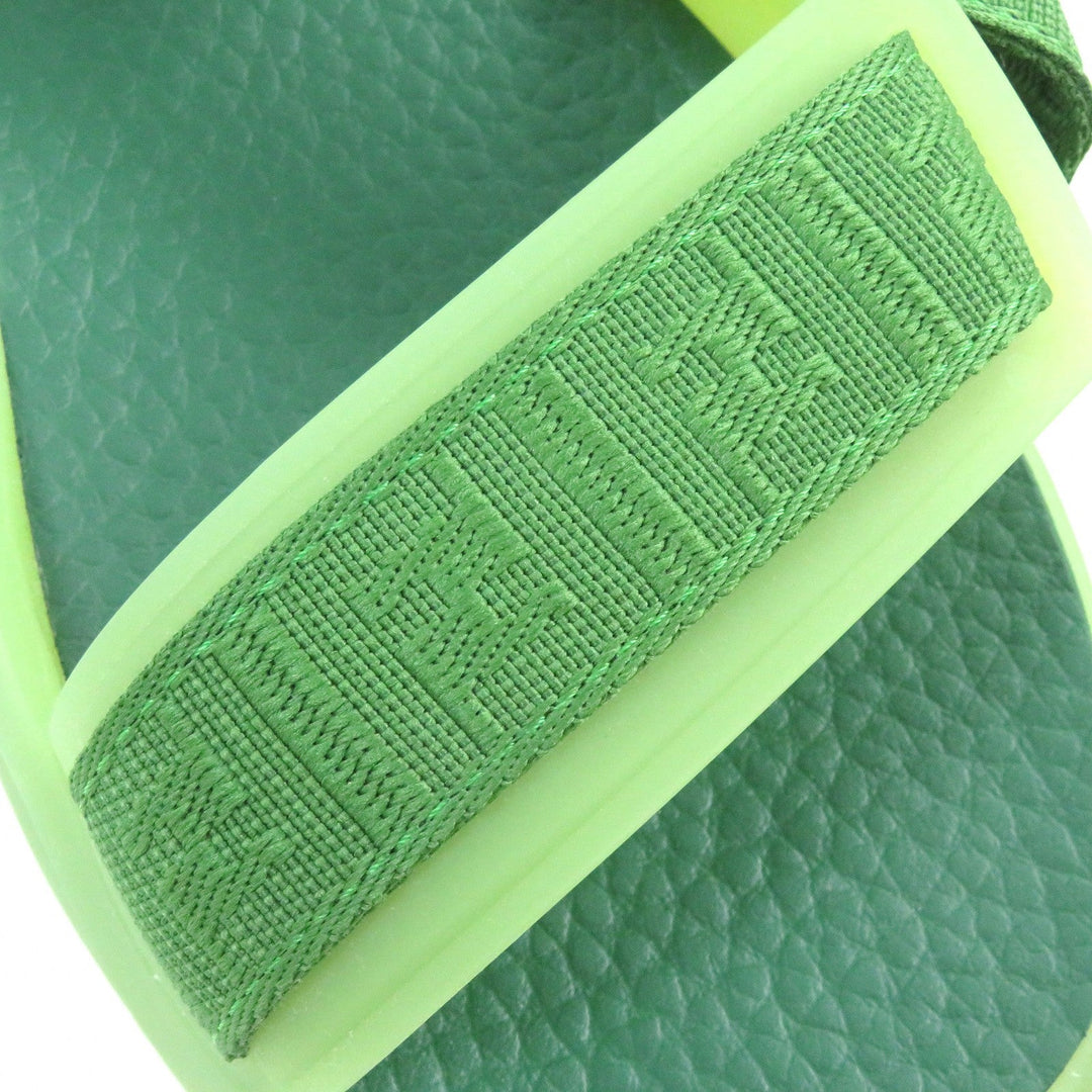 FENDI Sandals 7X1503 Sole: Rubber green FENDI FLOW SANDALS mens 6 Used Authentic