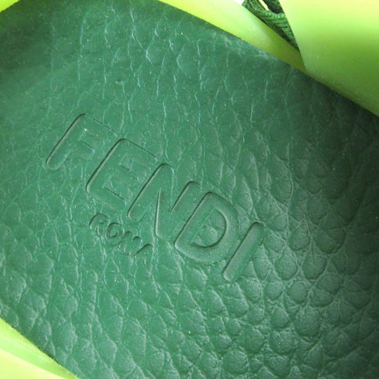 FENDI Sandals 7X1503 Sole: Rubber green FENDI FLOW SANDALS mens 6 Used Authentic