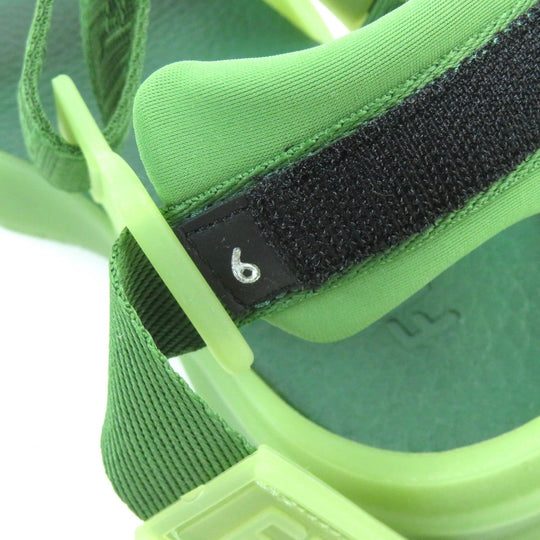 FENDI Sandals 7X1503 Sole: Rubber green FENDI FLOW SANDALS mens 6 Used Authentic
