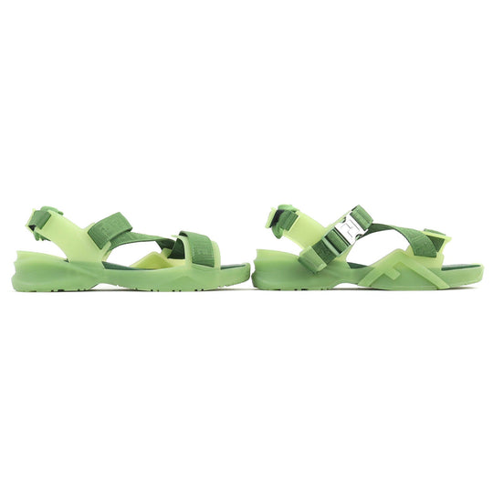 FENDI Sandals 7X1503 Sole: Rubber green FENDI FLOW SANDALS mens 6 Used Authentic