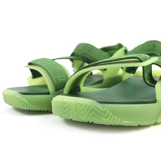 FENDI Sandals 7X1503 Sole: Rubber green FENDI FLOW SANDALS mens 6 Used Authentic
