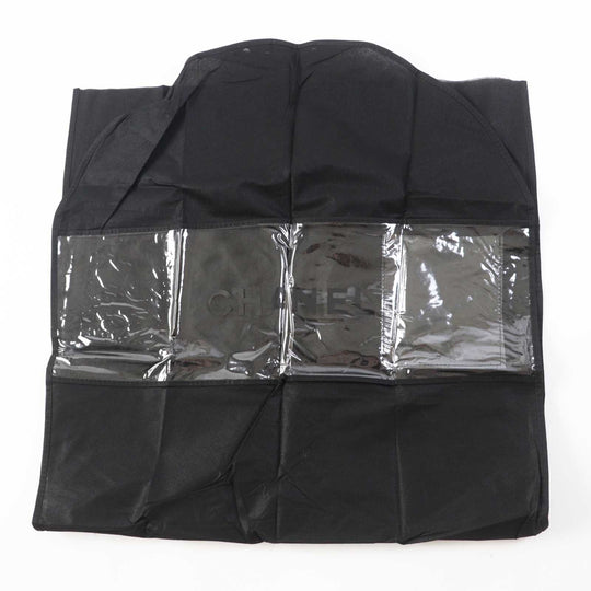 CHANEL Down jacket P70625 Outer: 100% polyester, Filling: 85% down, Filling: 15% polyester, Other: 76% polyamide, 24% polyurethane, Other: 100% polyester Black White/Black Women 36 Used Authentic