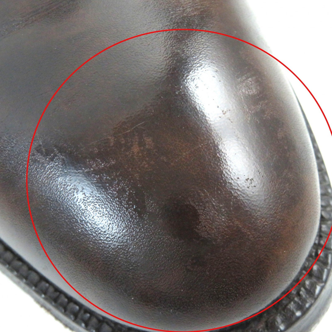 John Lobb boots 7000 last Museum calf Dark brown TUDOR mens 8 Used Authentic