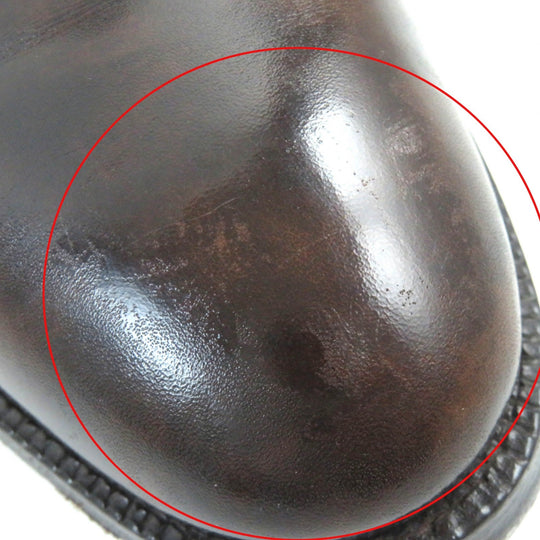 John Lobb boots 7000 last Museum calf Dark brown TUDOR mens 8 Used Authentic