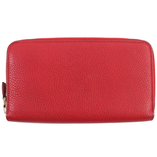 TOM FORD Long Wallet Purse Main: Leather Red mens Used Authentic