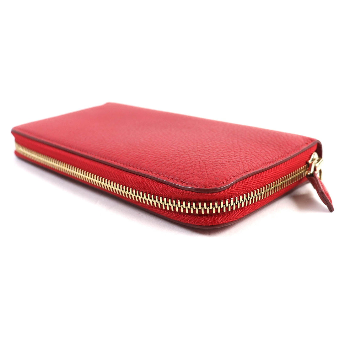 TOM FORD Long Wallet Purse Main: Leather Red mens Used Authentic