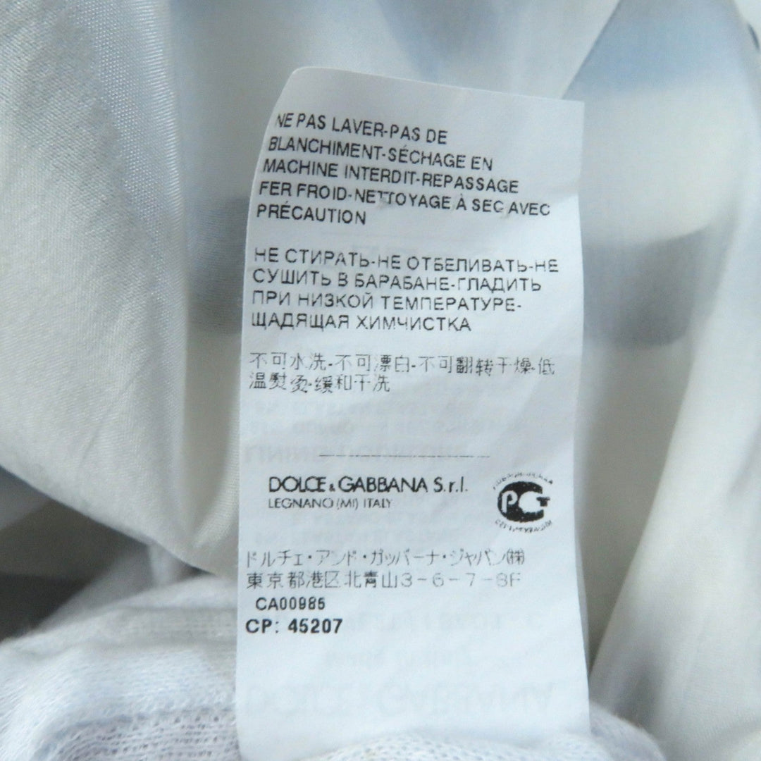 DOLCE&GABBANA one piece F6VE2T Outer: 95% silk, Outer: 5% elastane (polyurethane), Lining: 95% cupra, Lining: 5% elastane (polyurethane) Multi Women 40 Used Authentic
