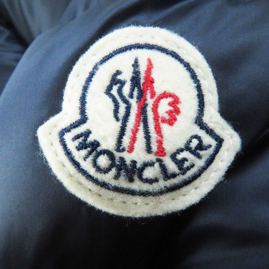 MONCLER down coat Outer: 100% nylon, Lining: 100% nylon, Hood lining: 100% nylon, Filling: 90% down, 10% feather Navy HERMINE Women 00 Used Authentic