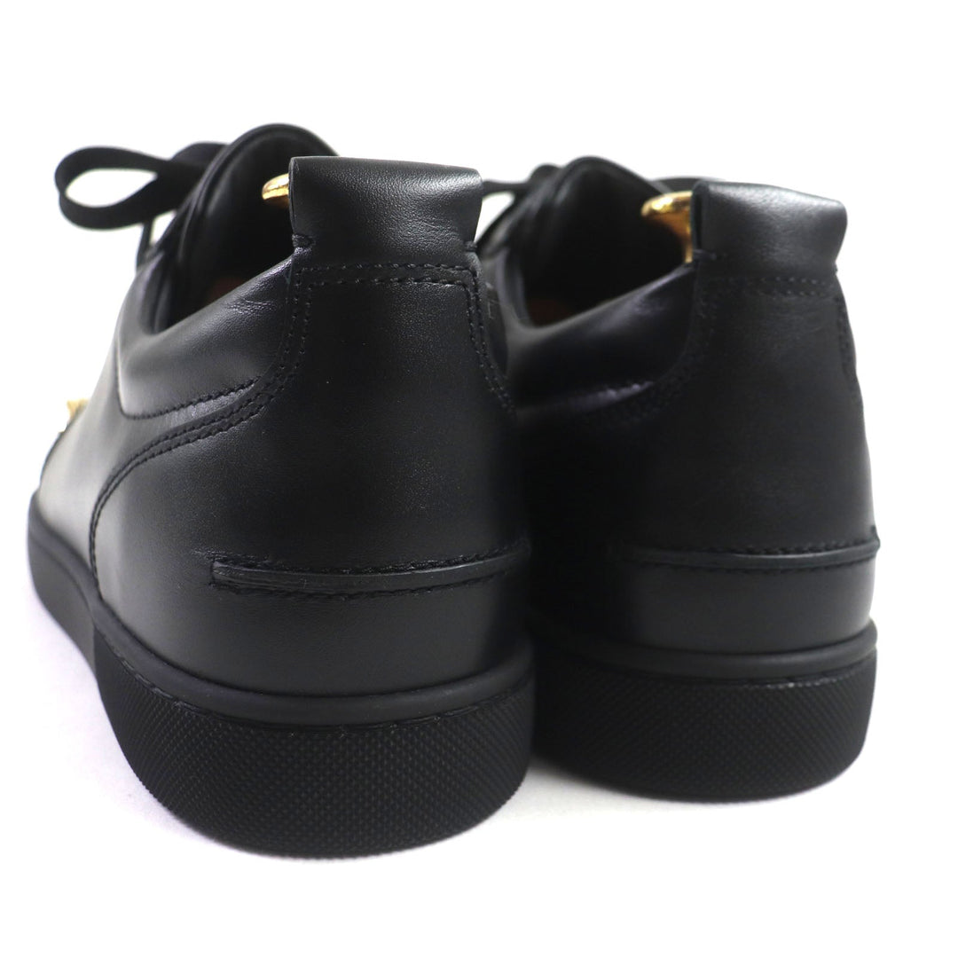 Christian Louboutin Low cut sneakers Main: Leather Black gold LOUIS JUNIR SPIKES 2022 N mens 41.5 Used Authentic