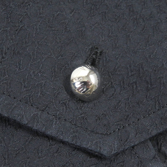 LOUIS VUITTON Long sleeve shirt Main: 100% cotton Dark navy mens S Used Authentic