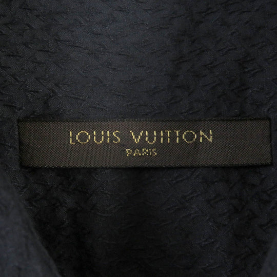 LOUIS VUITTON Long sleeve shirt Main: 100% cotton Dark navy mens S Used Authentic