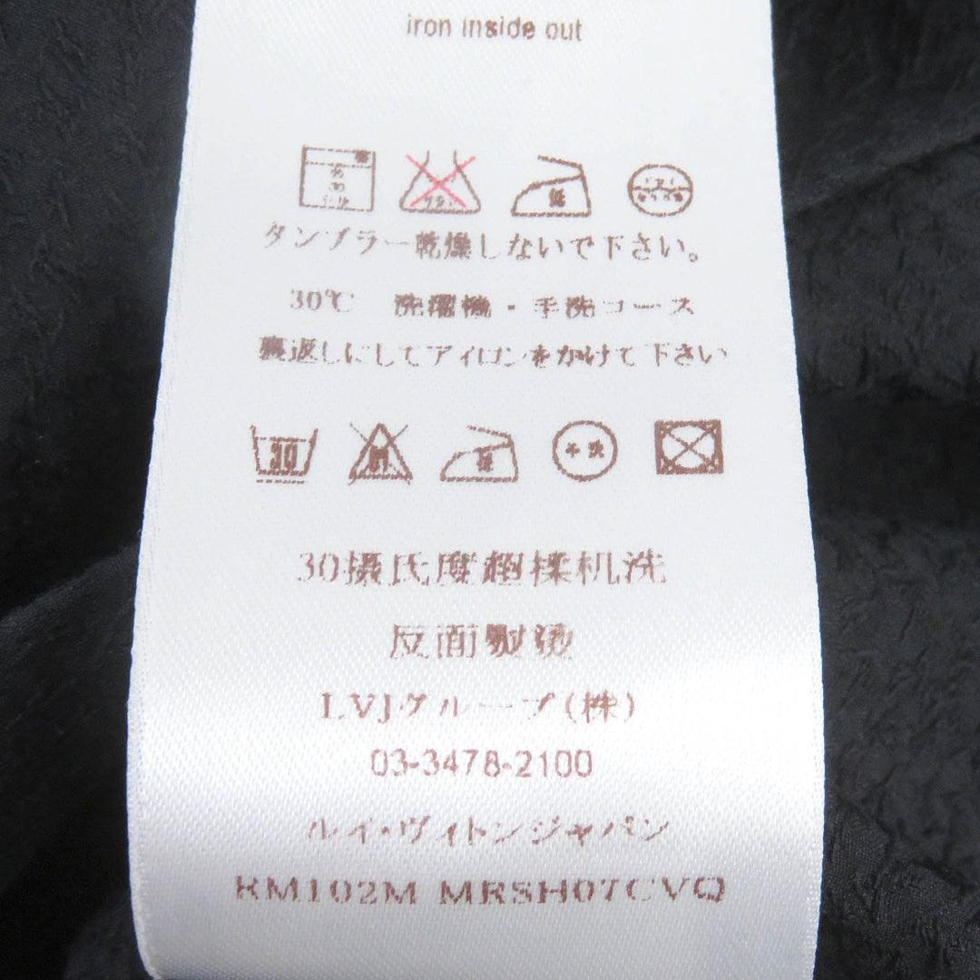 LOUIS VUITTON Long sleeve shirt Main: 100% cotton Dark navy mens S Used Authentic