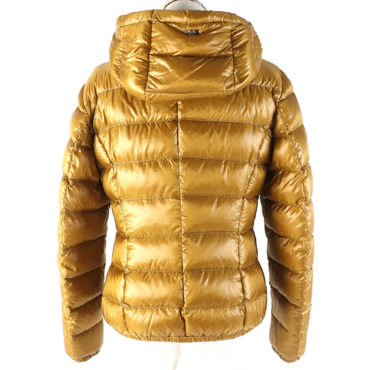 Herno Down jacket PI0833D-12017 Outer: 100% polyamide (nylon), Lining: 100% polyamide (nylon), Filling: 90% down, Filling: 10% feather Mustard brown type GIADA Women 42 Used Authentic