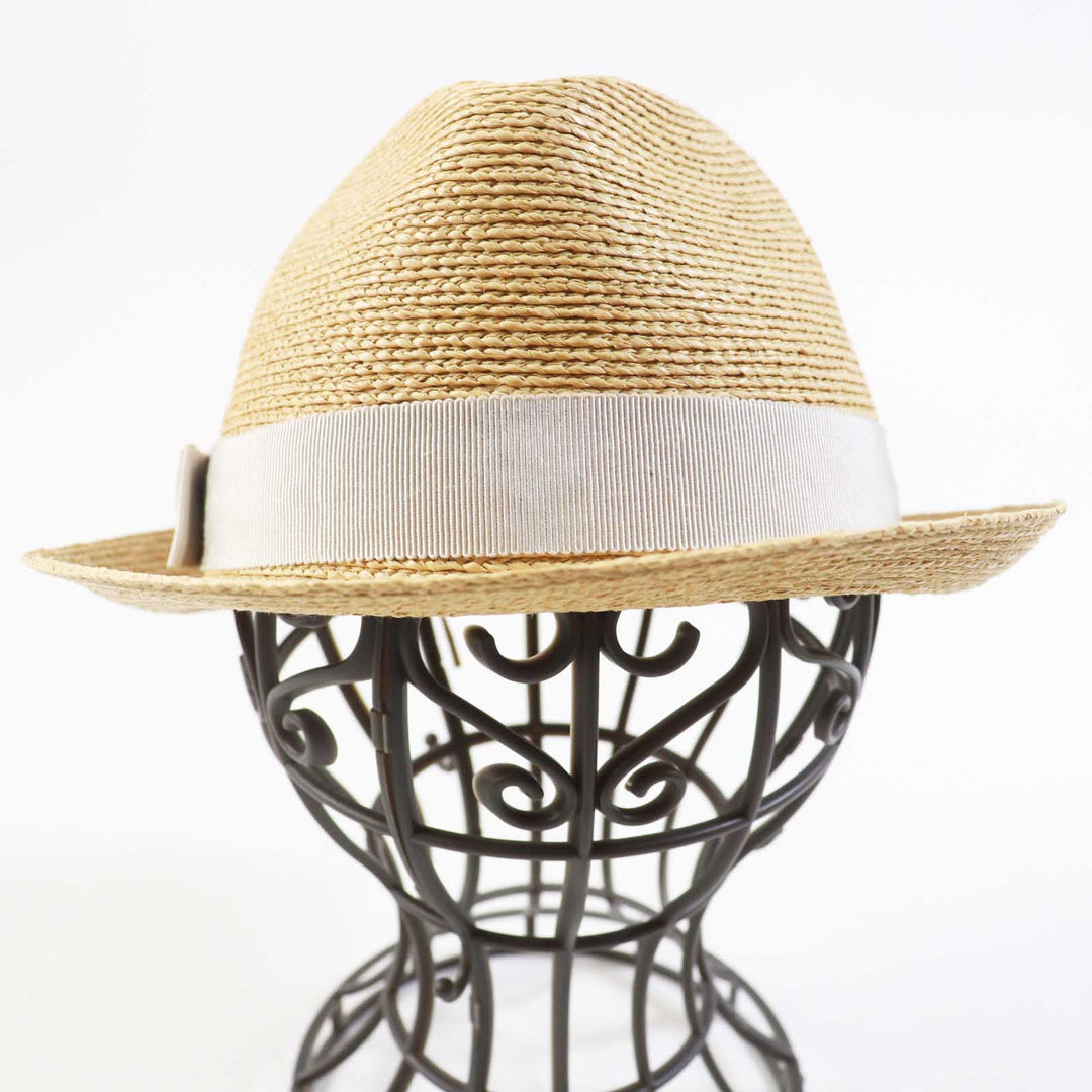 HELEN KAMINSKI Other hats Main: 100% raffia, part: 50% cotton, part: 50% rayon Natural Light Gray Avara Women Used Authentic