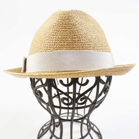HELEN KAMINSKI Other hats Main: 100% raffia, part: 50% cotton, part: 50% rayon Natural Light Gray Avara Women Used Authentic