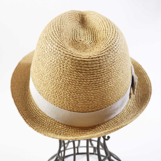 HELEN KAMINSKI Other hats Main: 100% raffia, part: 50% cotton, part: 50% rayon Natural Light Gray Avara Women Used Authentic
