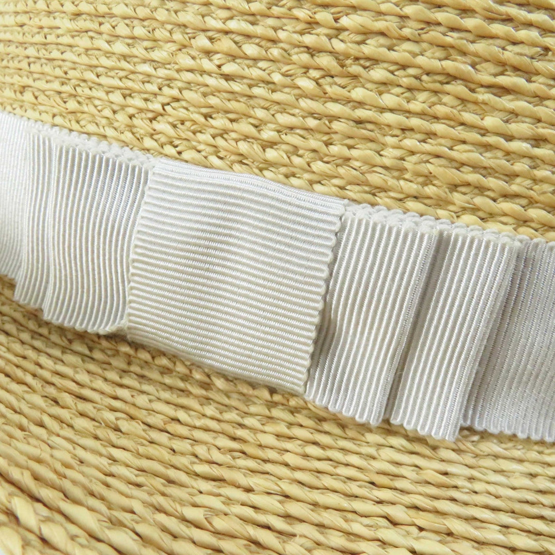 HELEN KAMINSKI Other hats Main: 100% raffia, part: 50% cotton, part: 50% rayon Natural Light Gray Avara Women Used Authentic