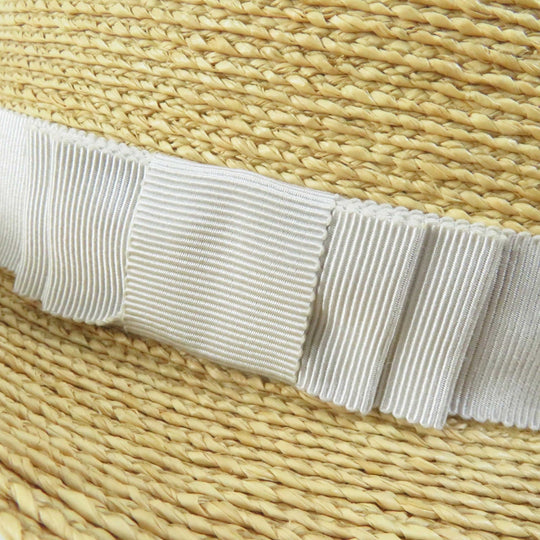 HELEN KAMINSKI Other hats Main: 100% raffia, part: 50% cotton, part: 50% rayon Natural Light Gray Avara Women Used Authentic