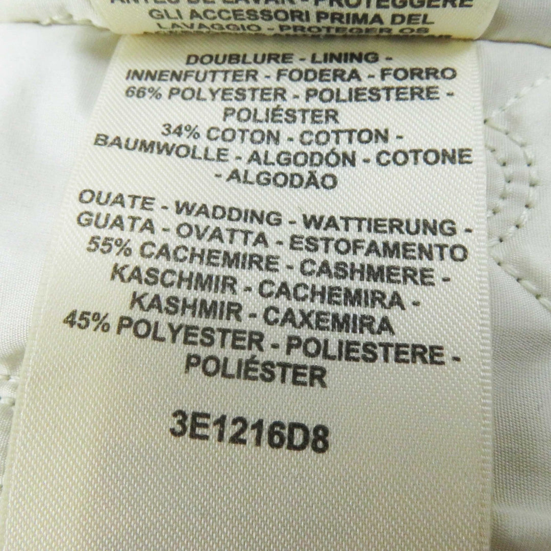 HERMES Vest 3E1216D8 Main: Goatskin Part: Cashmere 61%, Cotton 34%, Polyamide 4%, Polyurethane 1% Lining: Polyester 66%, Cotton 34% Other: Cashmere 55%, Polyester 45% beige Women 36 Used Authentic