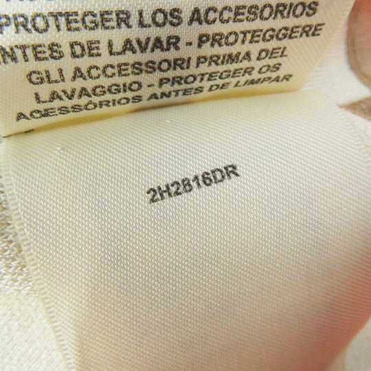 HERMES Jacket 2H2816DR Main: 100% silk, knit: 51% silk, 37% polyester, 7% nylon, 5% polyurethane, rib: 69% polyester, 18% nylon, 13% polyurethane, string: 58% silk, 42% polyester Beige Neon Orange JUNGLE LOVE Women 34 Used Authentic