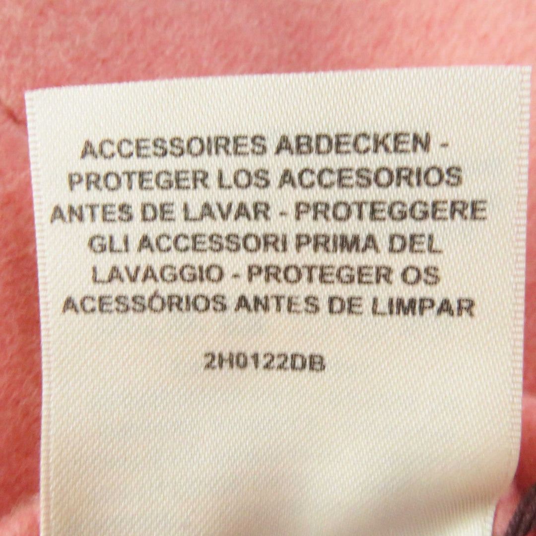 HERMES coat 2H0122DB Main: 100% cashmere pink Women 34 Used Authentic