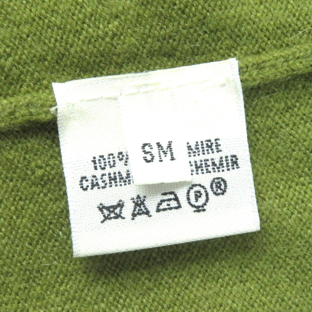 HERMES ensemble Main: 100% cashmere green Women SM Used Authentic