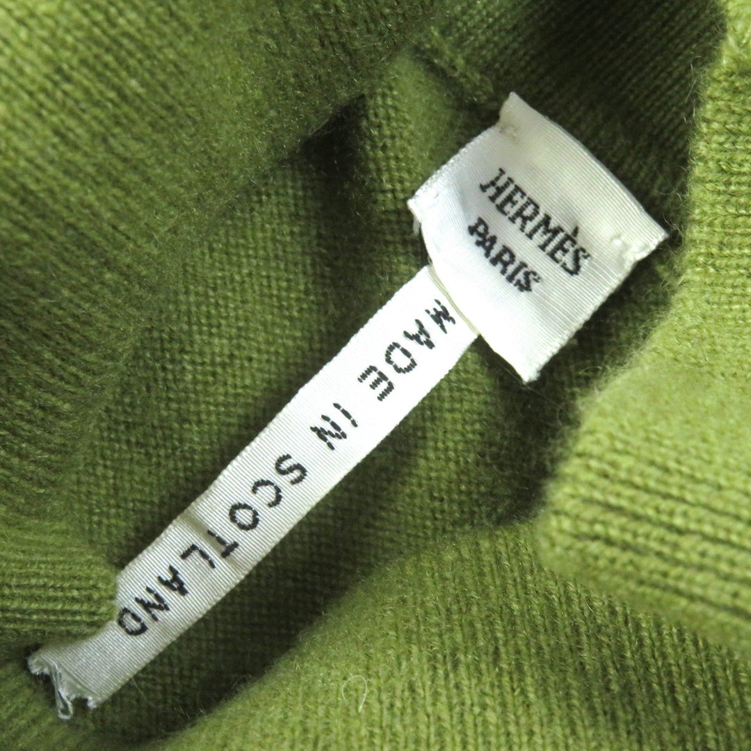 HERMES ensemble Main: 100% cashmere green Women SM Used Authentic