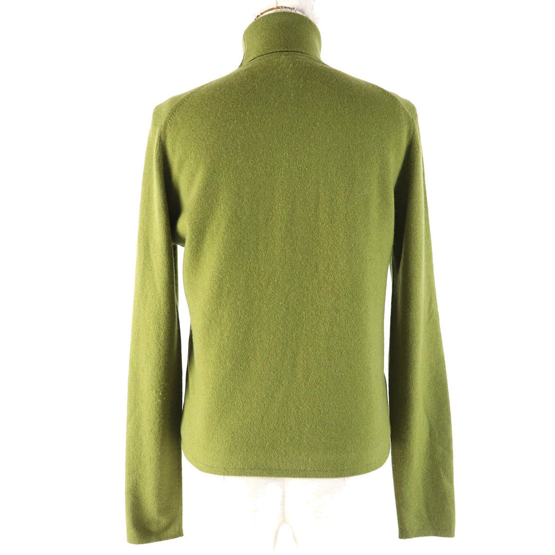 HERMES ensemble Main: 100% cashmere green Women SM Used Authentic