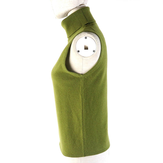HERMES ensemble Main: 100% cashmere green Women SM Used Authentic