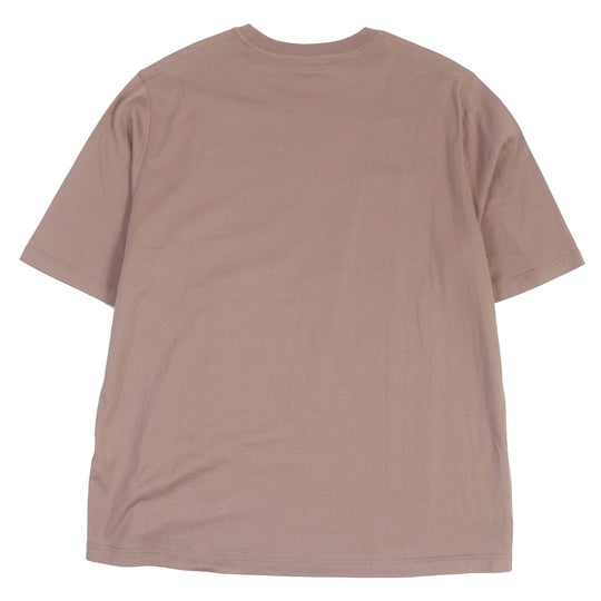 HERMES Short sleeve T-shirt Main: 100% cotton, part: 64% silk, part: 36% cotton Smokey pink mens M Used Authentic