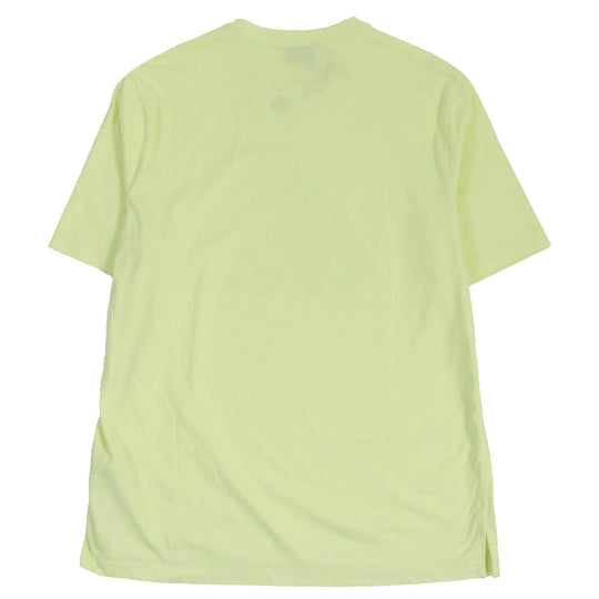 HERMES Short sleeve T-shirt Main: 100% cotton Light yellow Poulp Watch mens S Used Authentic